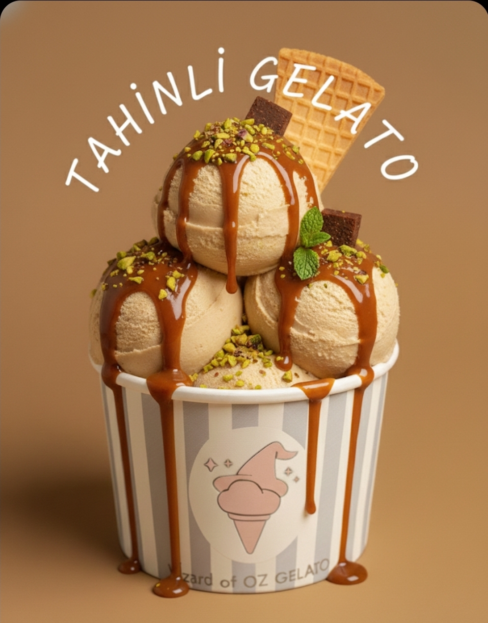 Tahinli Gelato